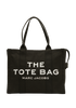 The Tote Bag, &pound;180, Handbags, Black, Canvas, Front view